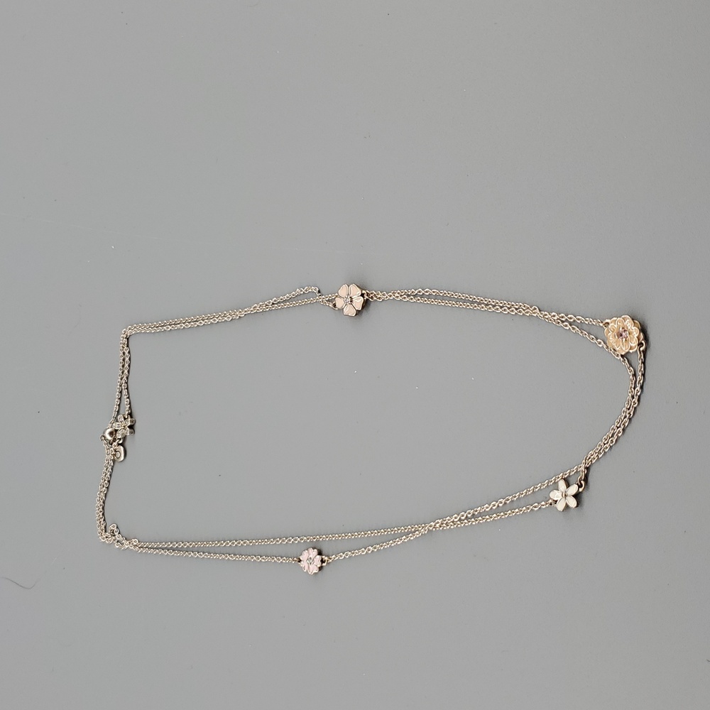 Pandora Poetic Blooms Necklace - Picture 5 of 7